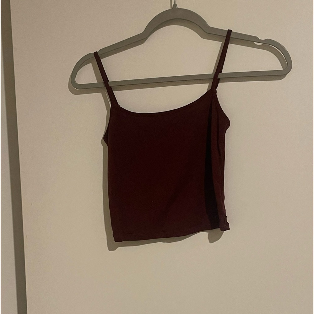 NWOT SKIMS OX BLOOD CROP TANK S